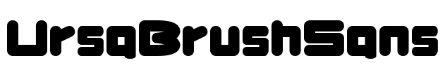 UrsaBrushSans
