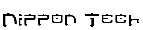 Nippon Tech Font Image