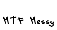 MTF Messy Font Image