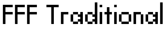 FFF Traditional Font Image