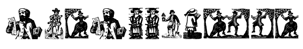 WasWoodcuts Font Image