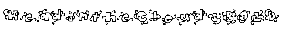HeadintheCloudsBOLD Font Image