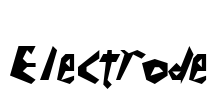 Electrode Font Image