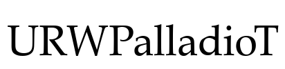 URWPalladioT