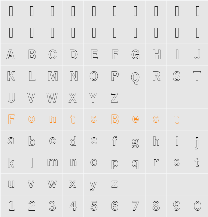 NewsGotTDemOu1 Character Map