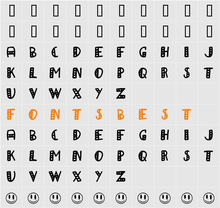 aPapa Character Map