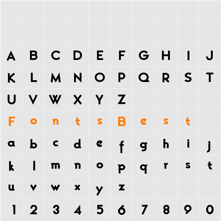 Simplix- Character Map