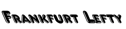 Frankfurt Lefty Font Image