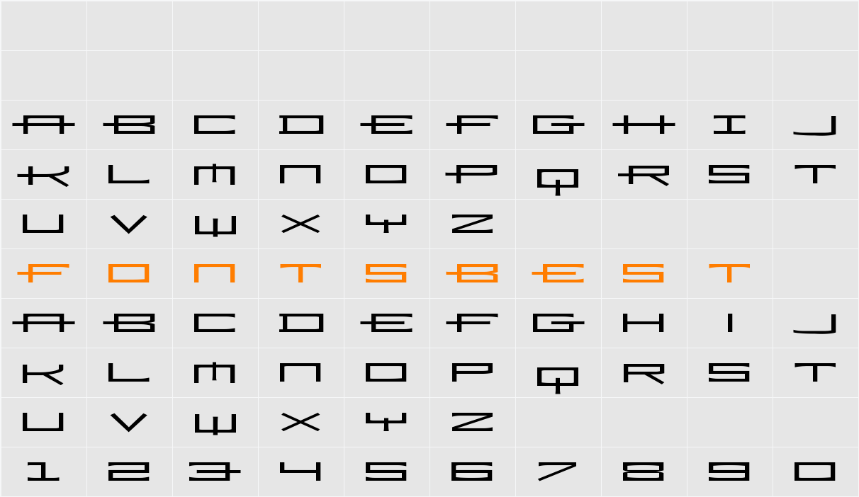 Ramiz-ExtendedA Character Map