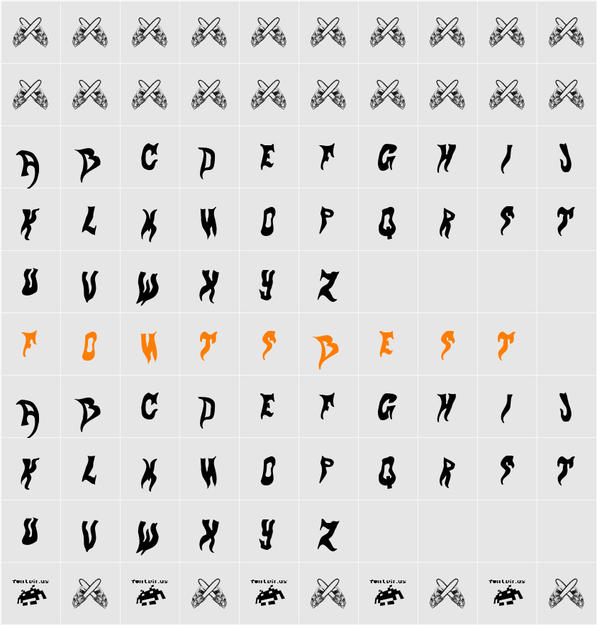 evol Character Map