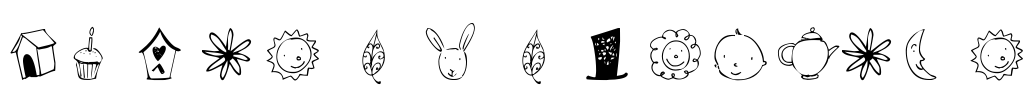 2Peas DW Dingbats Font Image