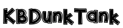 KBDunkTank Font Image