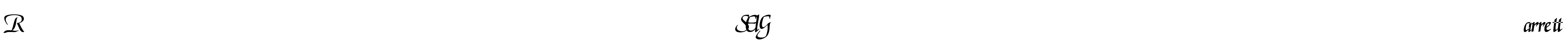 RSElGarrett Font Image