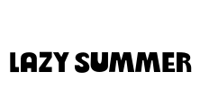Lazy Summer Font Image
