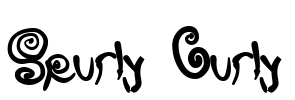 Spurly Curly Font Image