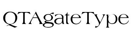 QTAgateType Font Image