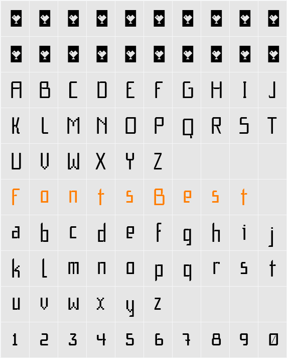 f1 Secuencia Quad ffp Character Map