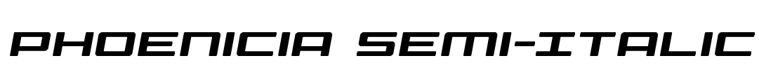 Phoenicia Semi-Italic