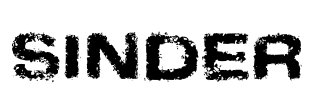 Sinder Font Image