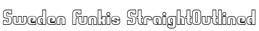Sweden Funkis StraightOutlined