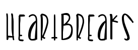 Heartbreaks Font Image