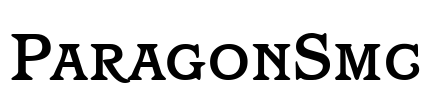 ParagonSmc Font Image