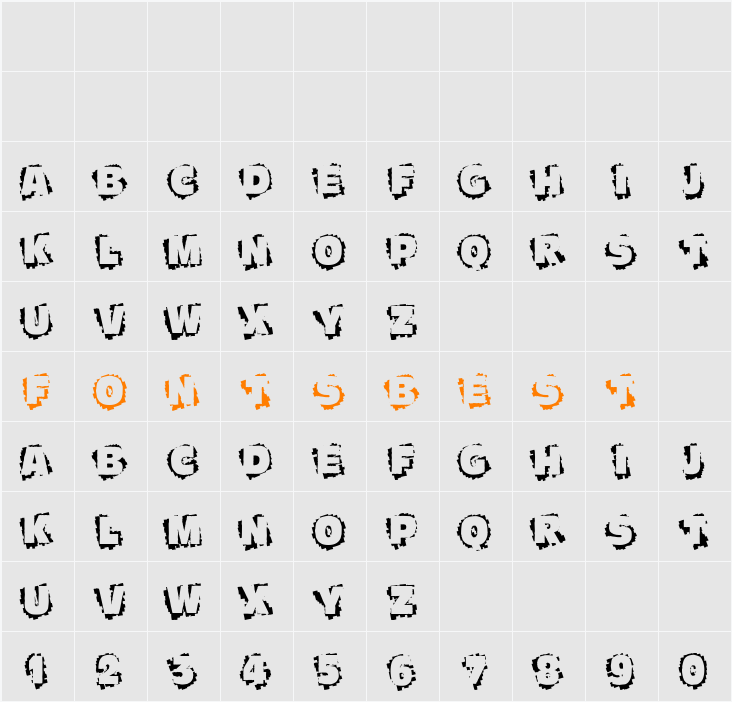 Scratch To Reveal Character Map