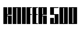 Knifer 500 Font Image