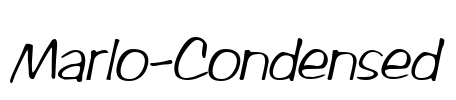 Marlo-Condensed Font Image