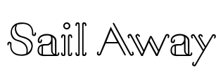 Sail Away Font Image