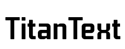 TitanText Font Image