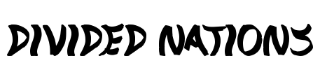 Divided Nations Font Image