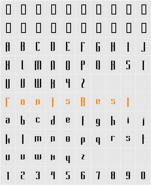 Long Cool Grandma Character Map