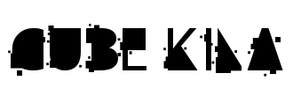 cube kila Font Image