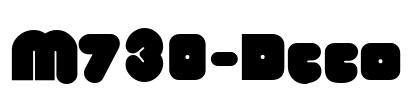 M730-Deco Font Image
