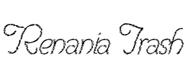 Renania Trash Font Image