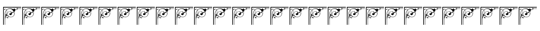 Vintage Decorative Corner_37 Font Image