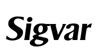 Sigvar Font Image