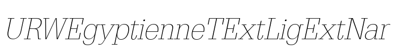 URWEgyptienneTExtLigExtNar