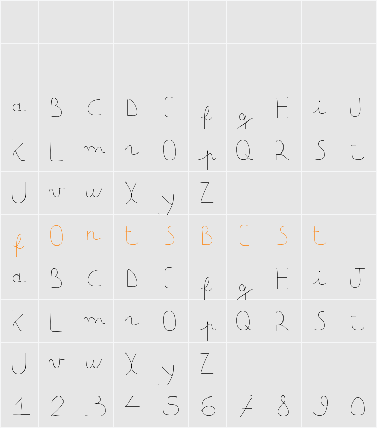 downligthboy Character Map