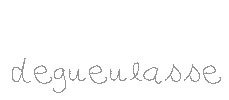 degueulasse Font Image