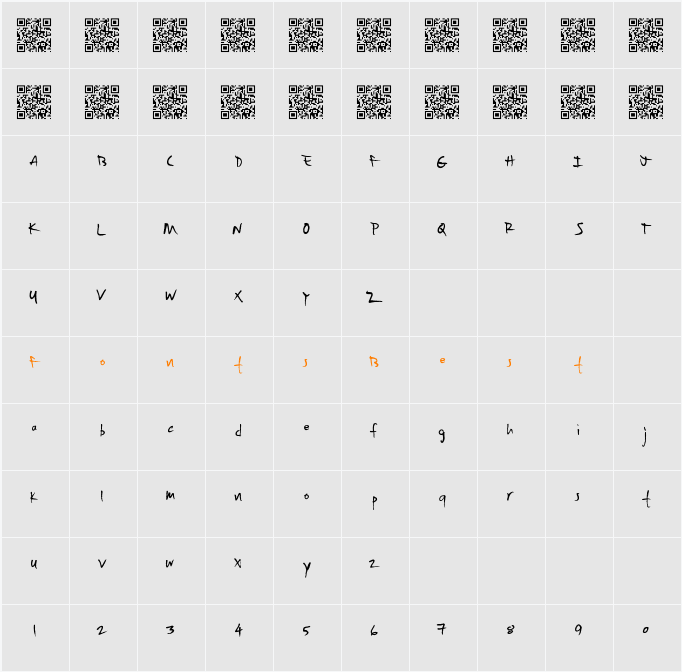 SpecialCase Character Map
