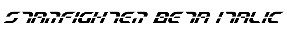 Starfighter Beta Italic
