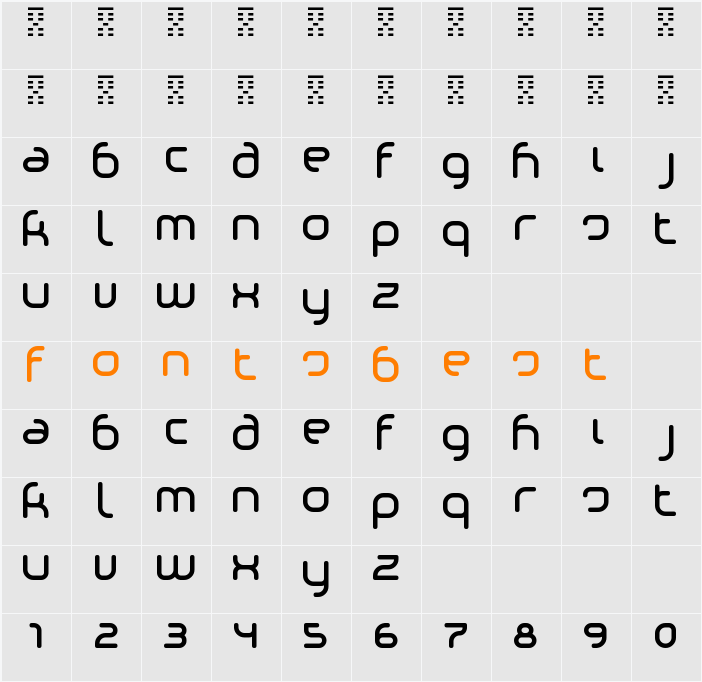Phino Character Map