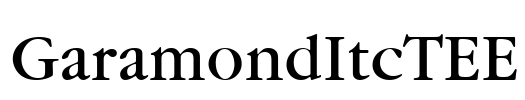 GaramondItcTEE