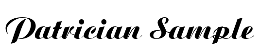 Patrician Sample