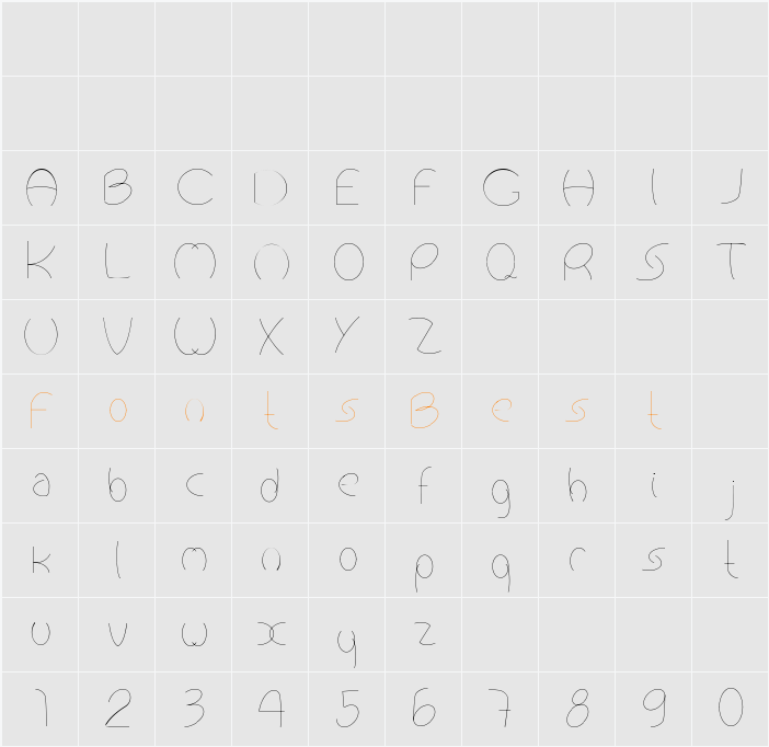 antropofagia Character Map