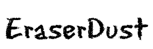 EraserDust Font Image