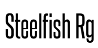 Steelfish Rg Font Image