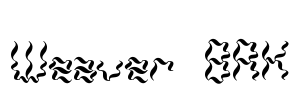 Weaver BRK Font Image
